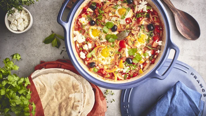 Shakshuka: Barevná snídaně z jednoho hrnce